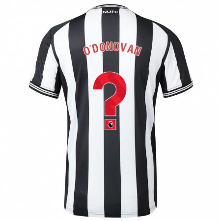 Kandiny Bambino Maglia Alex O'donovan #0 Nero Bianco Kit Gara Home 2023/24 Maglietta