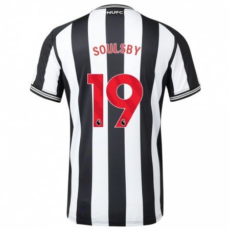 Kandiny Bambino Maglia Anna Soulsby #19 Nero Bianco Kit Gara Home 2023/24 Maglietta