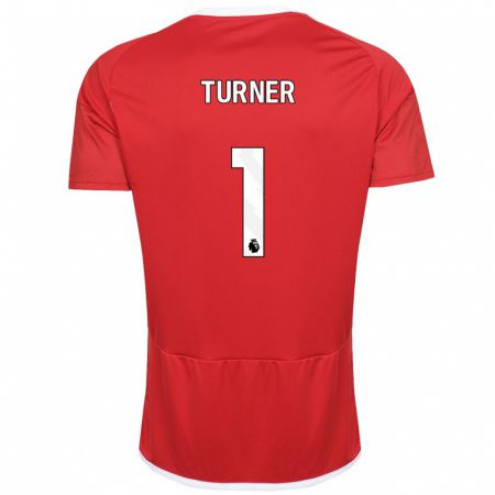 Kandiny Niño Camiseta Matt Turner #1 Rojo 1ª Equipación 2023/24 La Camisa