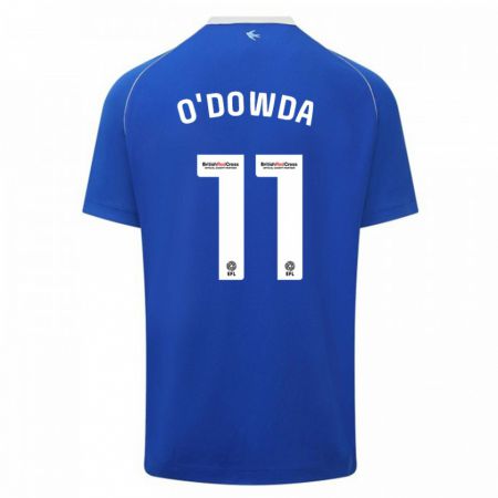 Kandiny Kinderen Callum O'dowda #11 Blauw Thuisshirt Thuistenue 2023/24 T-Shirt België