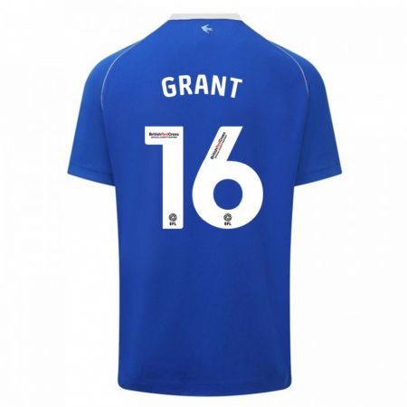 Kandiny Kinderen Karlan Grant #16 Blauw Thuisshirt Thuistenue 2023/24 T-Shirt België