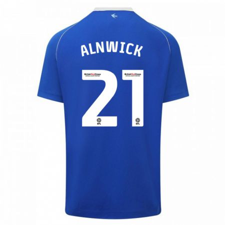 Kandiny Bambino Maglia Jak Alnwick #21 Blu Kit Gara Home 2023/24 Maglietta