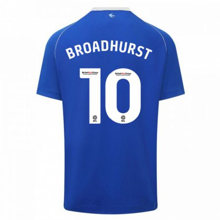 Kandiny Kinderen Danielle Broadhurst #10 Blauw Thuisshirt Thuistenue 2023/24 T-Shirt België