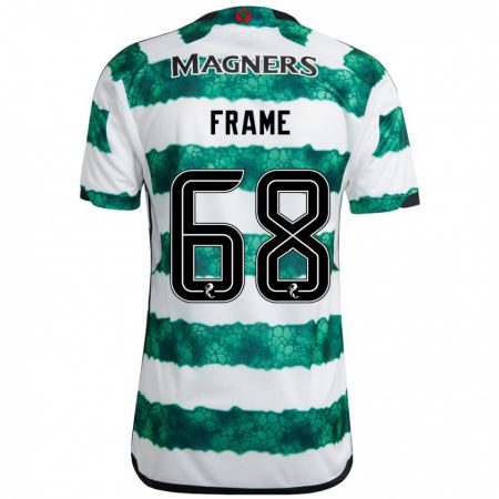 Kandiny Bambino Maglia Mitchel Frame #68 Verde Kit Gara Home 2023/24 Maglietta