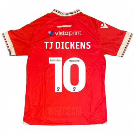 Kandiny Kinder Tonicha Tj Dickens #10 Rot Heimtrikot Trikot 2023/24 T-Shirt Österreich