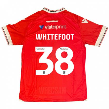 Kandiny Bambino Maglia Lily Whitefoot #38 Rosso Kit Gara Home 2023/24 Maglietta