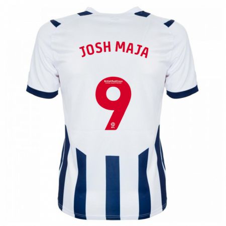 Kandiny Kinderen Josh Maja #9 Wit Thuisshirt Thuistenue 2023/24 T-Shirt België