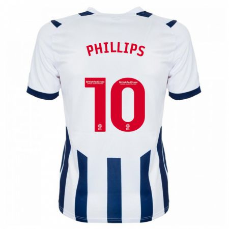 Kandiny Kinderen Matt Phillips #10 Wit Thuisshirt Thuistenue 2023/24 T-Shirt België