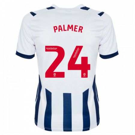 Kandiny Kinderen Alex Palmer #24 Wit Thuisshirt Thuistenue 2023/24 T-Shirt België