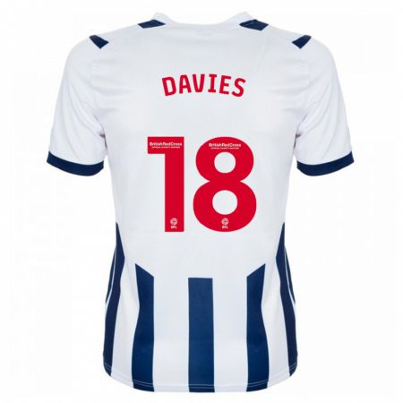 Kandiny Bambino Maglia Jessica Davies #18 Bianco Kit Gara Home 2023/24 Maglietta