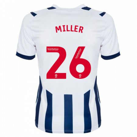 Kandiny Bambino Maglia Nna Miller #26 Bianco Kit Gara Home 2023/24 Maglietta