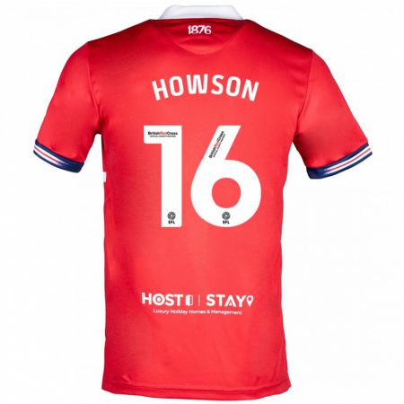 Kandiny Kinderen Jonathan Howson #16 Rood Thuisshirt Thuistenue 2023/24 T-Shirt België