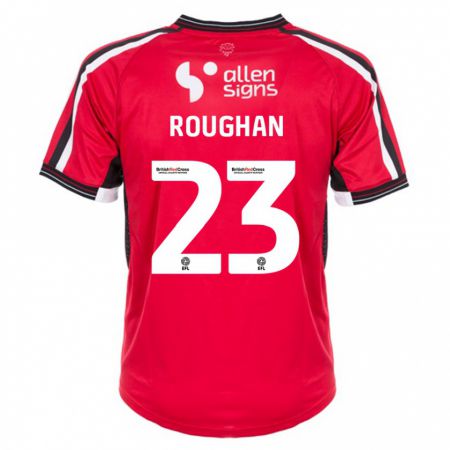 Kandiny Kinder Sean Roughan #23 Rot Heimtrikot Trikot 2023/24 T-Shirt Österreich