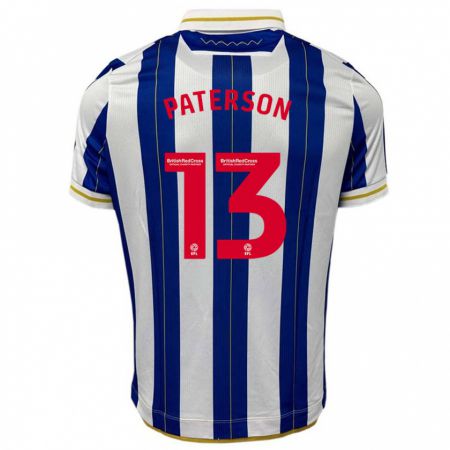 Kandiny Kinderen Callum Paterson #13 Blauw Wit Thuisshirt Thuistenue 2023/24 T-Shirt België