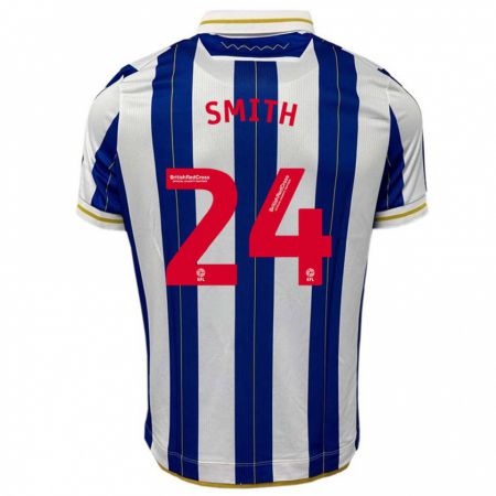 Kandiny Niño Camiseta Michael Smith #24 Azul Blanco 1ª Equipación 2023/24 La Camisa México