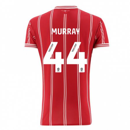 Kandiny Bambino Maglia Satara Murray #44 Rosso Kit Gara Home 2023/24 Maglietta