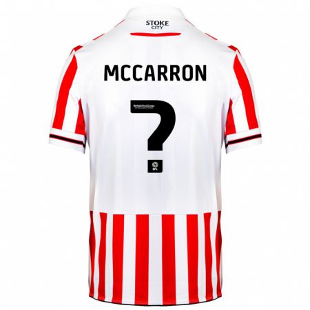 Kandiny Kinderen Liam Mccarron #0 Rood Wit Thuisshirt Thuistenue 2023/24 T-Shirt België