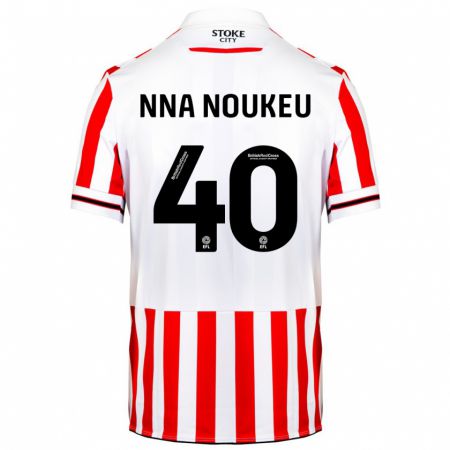 Kandiny Bambino Maglia Blondy Nna Noukeu #40 Rosso Bianco Kit Gara Home 2023/24 Maglietta