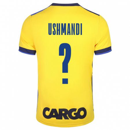 Kandiny Bambino Maglia Anar Ushmandi #0 Giallo Kit Gara Home 2023/24 Maglietta