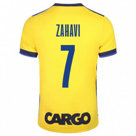 Kandiny Kinderen Eran Zahavi #7 Geel Thuisshirt Thuistenue 2023/24 T-Shirt België