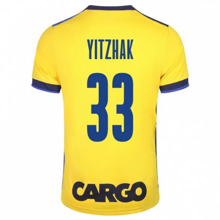 Kandiny Bambino Maglia Or Yitzhak #33 Giallo Kit Gara Home 2023/24 Maglietta