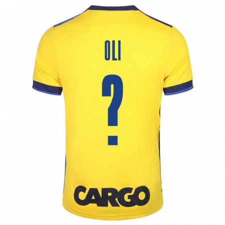 Kandiny Bambino Maglia Ido Oli #0 Giallo Kit Gara Home 2023/24 Maglietta