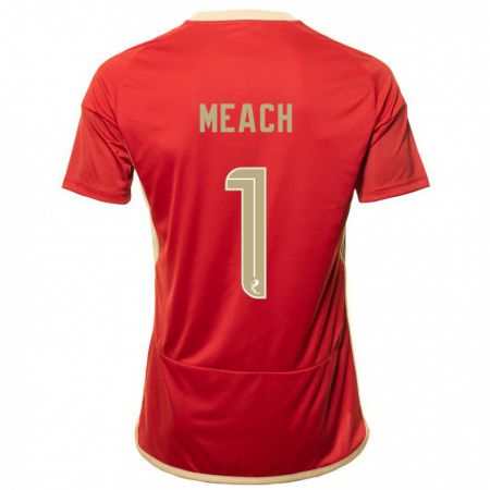 Kandiny Bambino Maglia Aaliyah-Jay Meach #1 Rosso Kit Gara Home 2023/24 Maglietta