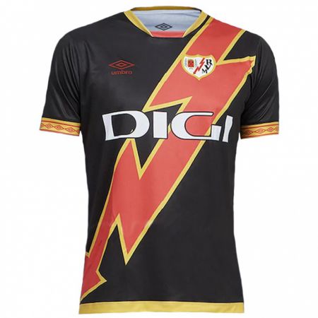 Kandiny Bambino Maglia Jaime Alcolado #4 Nero Kit Gara Away 2023/24 Maglietta