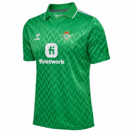 Kandiny Bambino Maglia Yanis Senhadji #34 Verde Kit Gara Away 2023/24 Maglietta