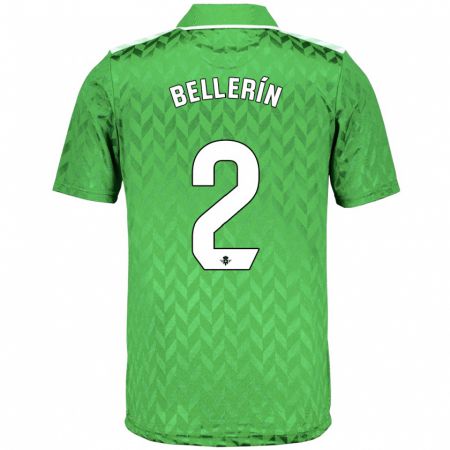 Kandiny Bambino Maglia Héctor Bellerín #2 Verde Kit Gara Away 2023/24 Maglietta