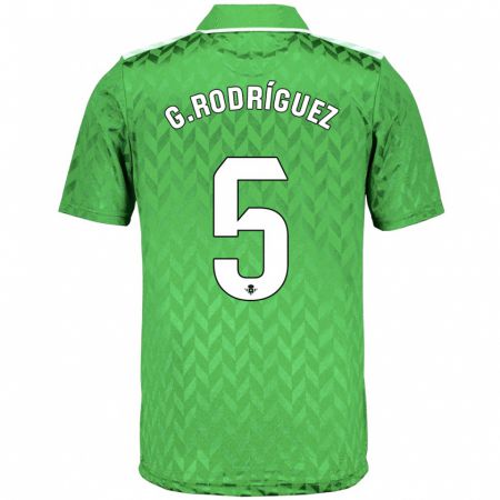 Kandiny Bambino Maglia Guido Rodríguez #5 Verde Kit Gara Away 2023/24 Maglietta