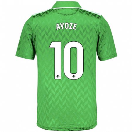 Kandiny Niño Camiseta Ayoze Pérez #10 Verde 2ª Equipación 2023/24 La Camisa