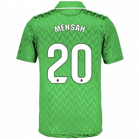 Kandiny Bambino Maglia Mawuli Mensah #20 Verde Kit Gara Away 2023/24 Maglietta