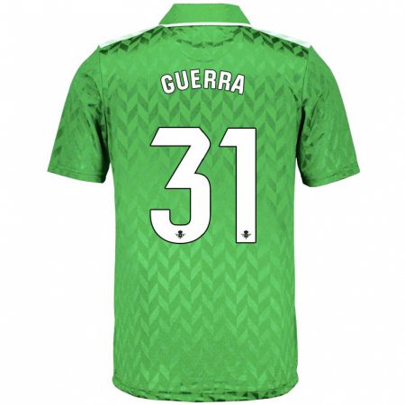 Kandiny Bambino Maglia Ana Guerra Morcillo #31 Verde Kit Gara Away 2023/24 Maglietta