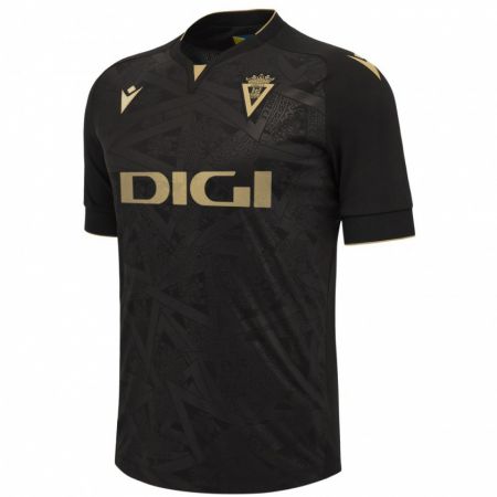 Kandiny Bambino Maglia Víctor Chust #5 Nero Kit Gara Away 2023/24 Maglietta