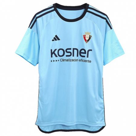 Kandiny Bambino Maglia Nikolaos Michelis #23 Blu Kit Gara Away 2023/24 Maglietta