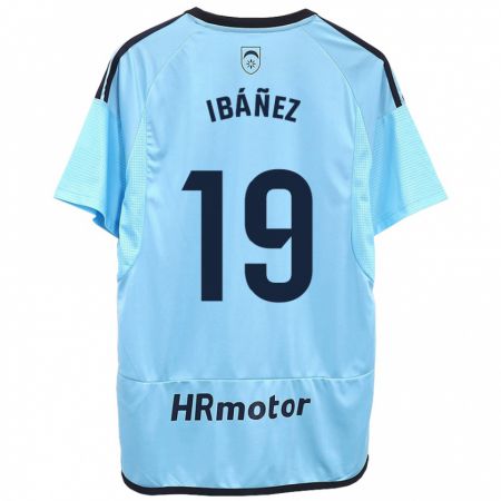 Kandiny Niño Camiseta Pablo Ibáñez #19 Azul 2ª Equipación 2023/24 La Camisa