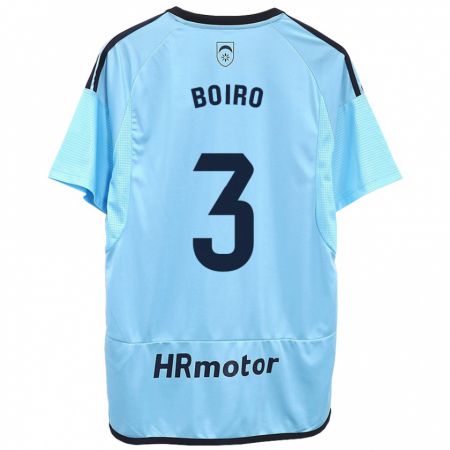 Kandiny Bambino Maglia Adama Boiro #3 Blu Kit Gara Away 2023/24 Maglietta