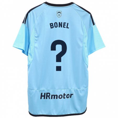 Kandiny Bambino Maglia Aimar Bonel #0 Blu Kit Gara Away 2023/24 Maglietta