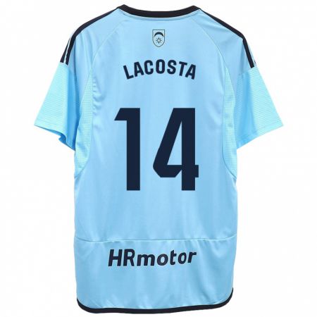 Kandiny Bambino Maglia Iara Lacosta Sanchez #14 Blu Kit Gara Away 2023/24 Maglietta