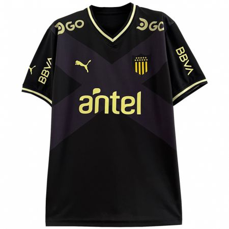 Kandiny Bambino Maglia Joaquín Ferreira #4 Nero Kit Gara Away 2023/24 Maglietta