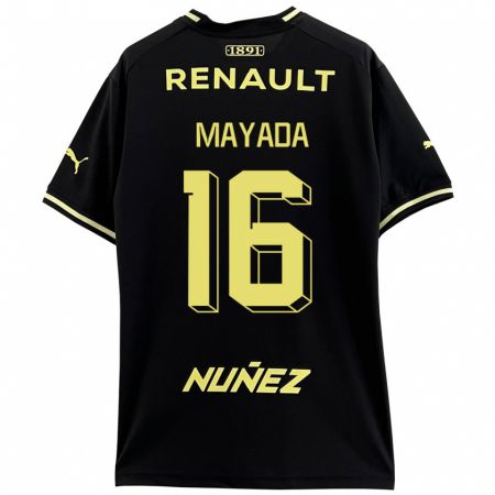 Kandiny Bambino Maglia Camilo Mayada #16 Nero Kit Gara Away 2023/24 Maglietta