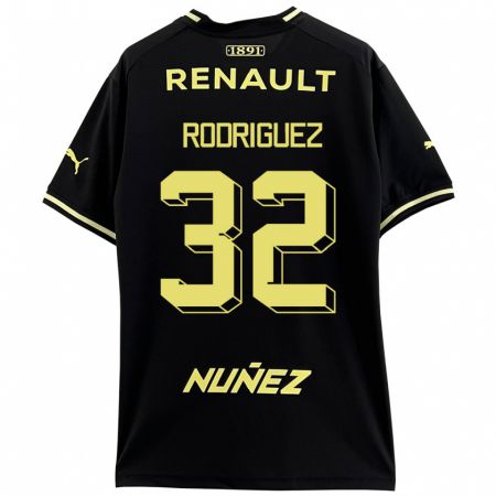 Kandiny Niño Camiseta Randall Rodríguez #32 Negro 2ª Equipación 2023/24 La Camisa México