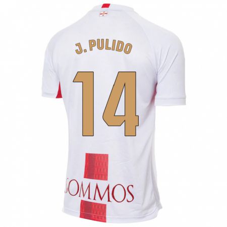 Kandiny Bambino Maglia Jorge Pulido #14 Bianco Kit Gara Away 2023/24 Maglietta