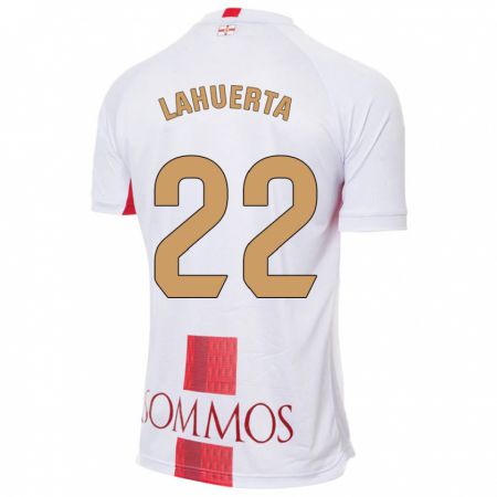 Kandiny Bambino Maglia Gema Lahuerta #22 Bianco Kit Gara Away 2023/24 Maglietta