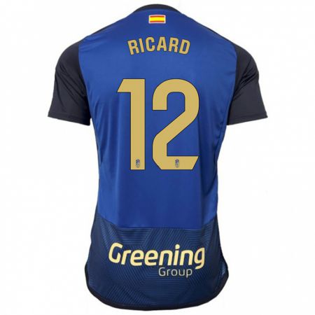 Kandiny Niño Camiseta Ricard Sánchez #12 Armada 2ª Equipación 2023/24 La Camisa México