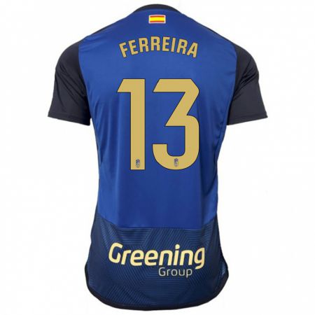 Kandiny Kinderen André Ferreira #13 Marine Uitshirt Uittenue 2023/24 T-Shirt België