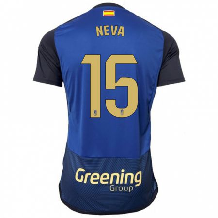 Kandiny Bambino Maglia Carlos Neva #15 Marina Militare Kit Gara Away 2023/24 Maglietta