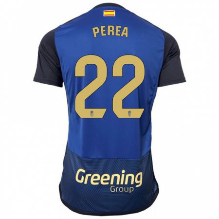 Kandiny Niño Camiseta Alberto Perea #22 Armada 2ª Equipación 2023/24 La Camisa