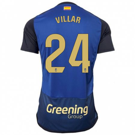 Kandiny Niño Camiseta Gonzalo Villar #24 Armada 2ª Equipación 2023/24 La Camisa